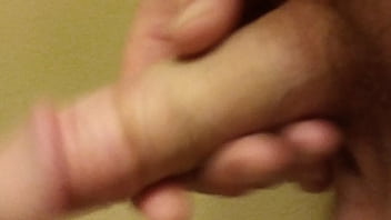 Preview 1 of Okul Cenc Sex - Eric Johnson trying to get hard by Discretely massaging my soft chubby cock while wifes a. in the other room.