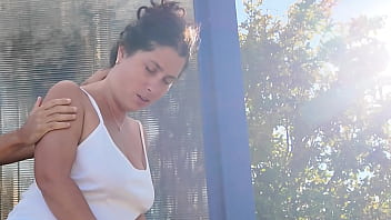 Preview 3 of Thief Fuck Brazerrs - Cheating StepMom. StepSon Fucked StepMom in Mouth at a Bus Stop