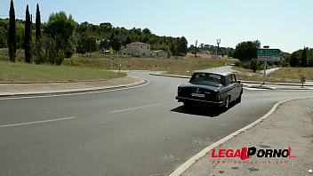 Preview 1 of German Blowjobking Mobl - Limo driver gets to fuck Lola Fauve &amp_ Sophia Laure up their asses &amp_ pussies GP644