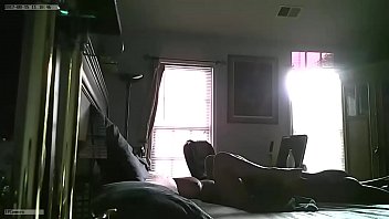 Preview 2 of Knockaut Porn - My Wife Patrice at it again with a 3rd guy while I am away,  caught on spy cam.