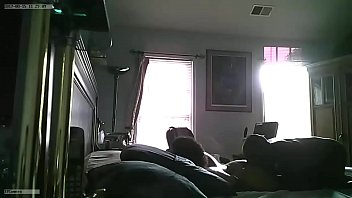 Preview 3 of Knockaut Porn - My Wife Patrice at it again with a 3rd guy while I am away,  caught on spy cam.