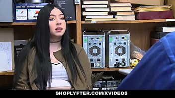 Preview 1 of Fzxxx Videos - ShopLyfter - Big titty Thief (Amilia Onyx) Stripped Searched And Fucked By The LP Officer