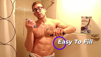 Preview 3 of Mom And Son Fucking Jabardasti - Anal Douching using Gay Anal Cleaning Spray