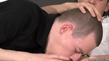 Preview 2 of Lezbiankez Grup - Luke Desmond sucked off and ass fucking before cumshot