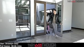 Preview 1 of Carmen Croft Megapack - Round ass teen Brooklyn Gray gives a rimjob during oral sex before bouncing her ass during sex then gets a Facial Cumshot