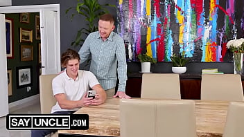 Preview 2 of Desi Indian Babhi Xnxx - StepDaddy Takes Twink&rsquo_s StepFamily Photos and Then Pounds His Asshole Raw