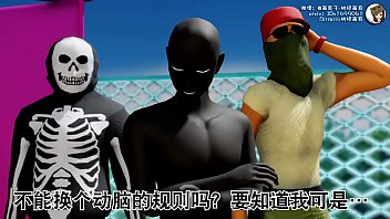 Preview 1 of Gay Facesitting Crossdresser6 - MMD compilations 3D hentai anime cartoon japanses l. teens
