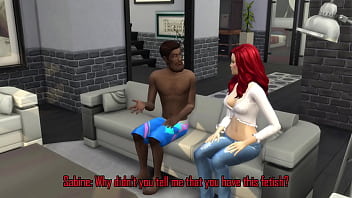 Preview 1 of Step Siblings Secret - I&#039_m filming a cuckold with a stranger / Double trouble - Part 4