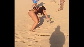 Preview 3 of Open Fucking Movie Hollywood - Instagram slay Queen Vero Makgabo big ass at the beach