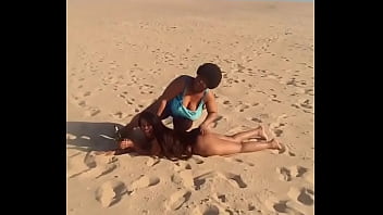 Preview 1 of Open Fucking Movie Hollywood - Instagram slay Queen Vero Makgabo big ass at the beach