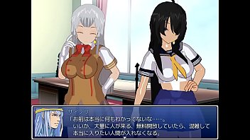 Preview 2 of Babe Kylie Page Wants That Cock - Brain hack 3/15 Hentai game play movie. RPG Maker VX ace