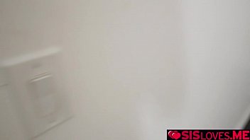 Preview 3 of Tallest Shemale On Female - Chloe Cherry gets to taste her first rod as stepbro offers to help!