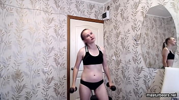 Preview 2 of Sunny Xx Bf Videos - Masturbating after my workout