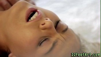 Preview 3 of Xxx Girls And Anemals - Blonde babes feet jizzed