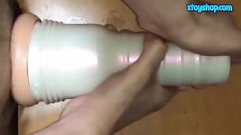 Preview 3 of Nicked In Street - Fuck Riley Reid Fleshlight Hot Amateur