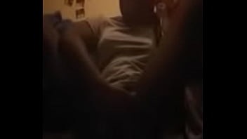 Preview 4 of Crash Food - Sexy 18yo black teen plays with her pussy