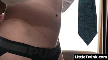 Preview 1 of Indian Rough Anal Gang Bang - Little does he know just how experienced the tailor is with smaller guys - Littletwink