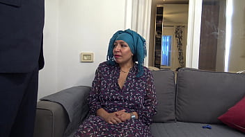 Preview 2 of Avyysoerd - Kurdish muslim wife lets manager cum inside her pussy during job interview