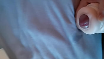 Preview 3 of Lezbi Piss - sweet fleshlight fuck with cum