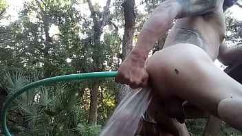Preview 3 of Catun Sxx Com - Bottomboyxs outdoors garden hose enima