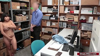 Preview 2 of Xxx Yyy Xxxx - Busty cashier gets fucked for stealing