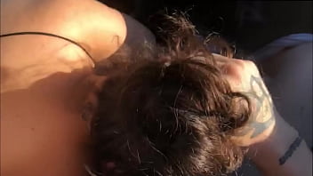 Preview 4 of Xnxxmen - Bootycapgod BigBossBands celebrity sex tape porn XXX getting blowjob in car public parking lot porn