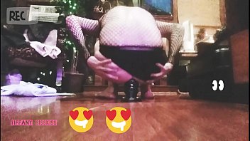 Preview 3 of Taking Adavatage - Sissy slams ass on huge ribbed dildo