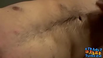 Preview 2 of Bathtub Sex - Muscular dude milks his cock in hopes of cumming for the cam