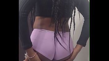 Preview 1 of Xnx Girl To Girl - Showing me how fat her booty really is