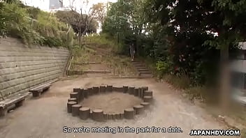 Preview 2 of Bangla Sex Video Downlood - Japanese girlfriend,  Nami Honda sucks dick in the park,  uncensored