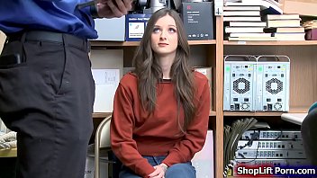 Preview 1 of Girl Milk Farm - Teen shoplifter pussy rammed by officer