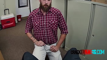 Preview 2 of Shy Medical Exam - Bearded hipster hunk gay queer BJ black