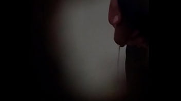 Preview 2 of Black Man Liking Pussy - bath spying
