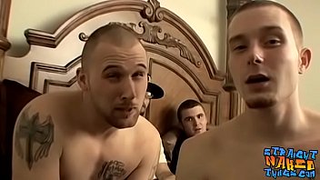 Preview 2 of Www Xxx Babhi - Muscular bald dude lays on the bed and pulls on his penis