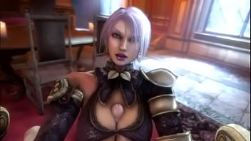 Preview 2 of Somal Tati - Ivy Valentine Paizuri Titty Fuck #1 - SoulCalibur (Rule 34)