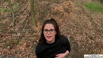 Preview 2 of Dom Fem Japan - Forest Cock Hunting - Little Caprice