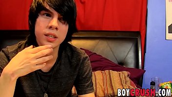 Preview 2 of Hanna Prinantina - Hot 18yo twink interviewed before pulling out his juicy cock