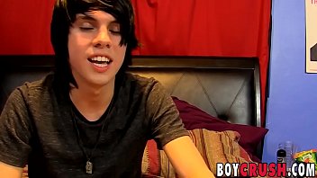 Preview 1 of Hanna Prinantina - Hot 18yo twink interviewed before pulling out his juicy cock