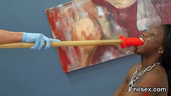 Preview 2 of The Selena Gomez Sandwich - Flirty kitten is brought in anus asylum for uninhibited therapy