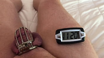 Preview 2 of Tech School - Chastity cage on and verified
