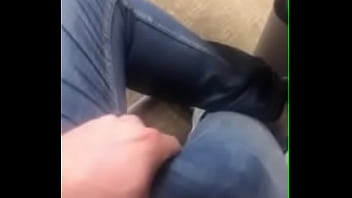 Preview 4 of Ora Lcreampie Blonde - huge cock bulge in college classroom