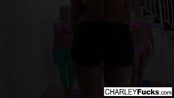 Preview 1 of Spy Girls Give Hand Job In Bus - Charley Chase,  London Keyes and Samantha Saint blow