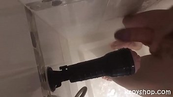 Preview 4 of Beautifull White China Grill - Fleshlight Shower Solo Hot