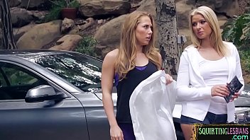 Preview 1 of Zoey Holloway Fucks Young - Gushing lesbo eats pussy after foreplay