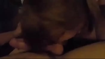 Preview 2 of Step Mom Tubel - Blowjob for bulgypants redhead loves sucking dick