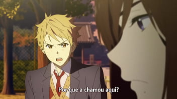Preview 2 of Anonymous Text Sex Chat 4148 - Kyoukai no Kanata 11 PT-BR Legendado 1080p HD