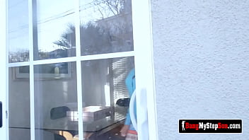 Preview 1 of Ekaw Sana - Alexis Fawx sucks huge dick of stepson before she bends over for doggystyle