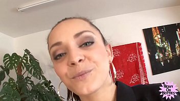 Preview 1 of Breggres - Brunette Gets Pounded On The Couch
