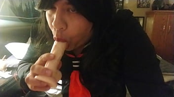 Preview 2 of Babe Dhaka Xxx - CD Japanese cosplay sucks dildo