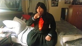 Preview 1 of Babe Dhaka Xxx - CD Japanese cosplay sucks dildo
